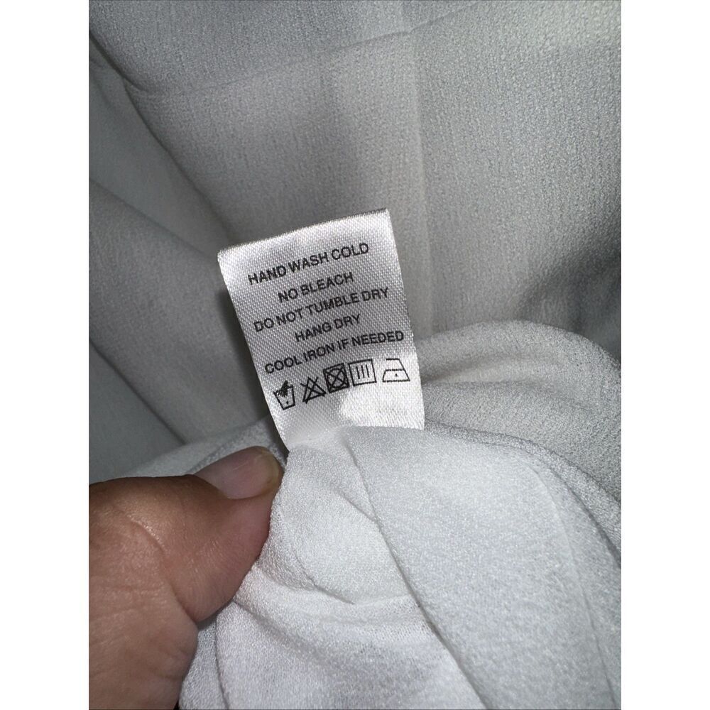 Superdown Arabella NWT White Ruffle Mini Dress Size XL - Picture 7 of 7